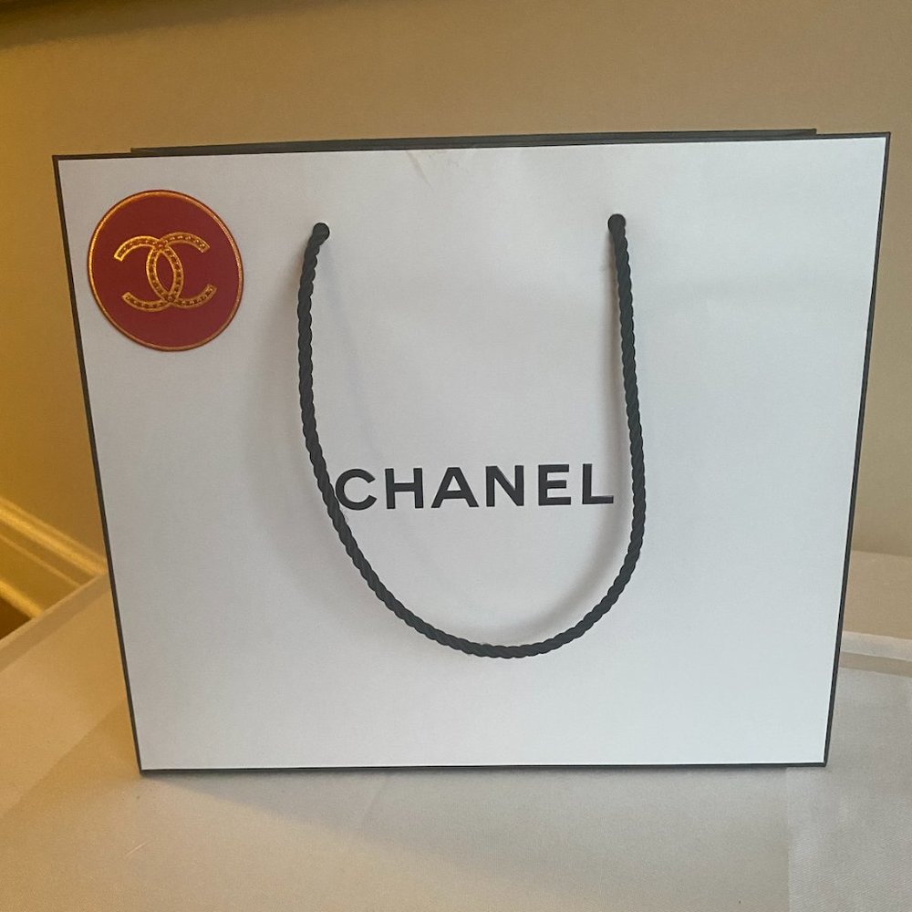 *SOLD* Chanel White Shopping Bag